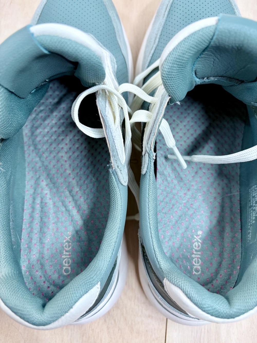 Aetrex Emily Orthopedic Arch Support Sneakers Mint Women's Size 8.5 - Picture 9 of 12